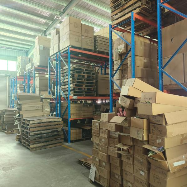 Warehouse pallet rack in practical application