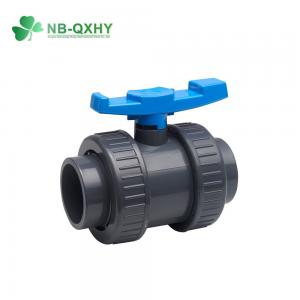Quality Swimming Pool Fixed Ball Valve with PVC True Double Union and EPDM O-Ring TPE Seat for sale