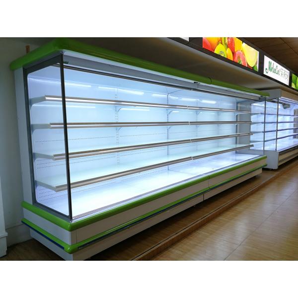 Embraco Compressor Multideck Open Cooler For Hypermarket / Restaurant