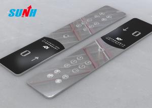 Quality Glass LOP Elevator Car Operating Panel Rectangle Shape With Touch Button for sale