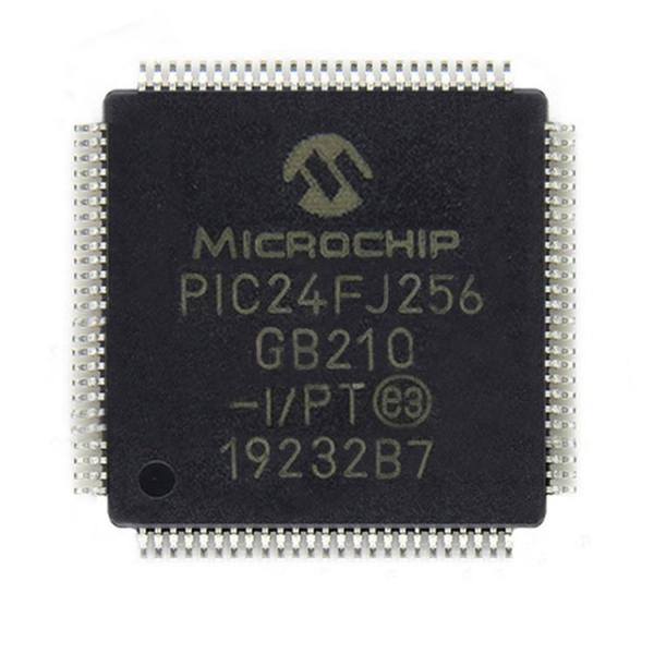 Buy Shenzhen  Electronic Mcu Ic PIC24FJ256 PIC24FJ256GB210-I/PT QFP100 16 Bit Microprocessor at wholesale prices