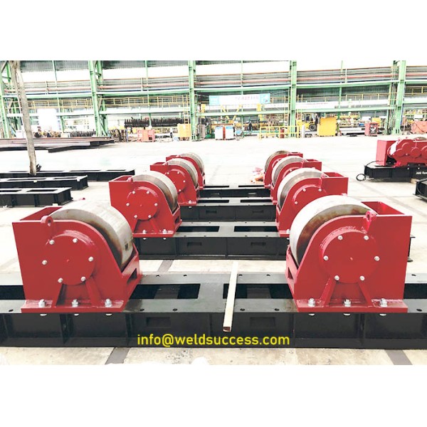 Steel Wheel Pipe Welding Rollers, 60T Tank Turning Roller Support With CE Certification