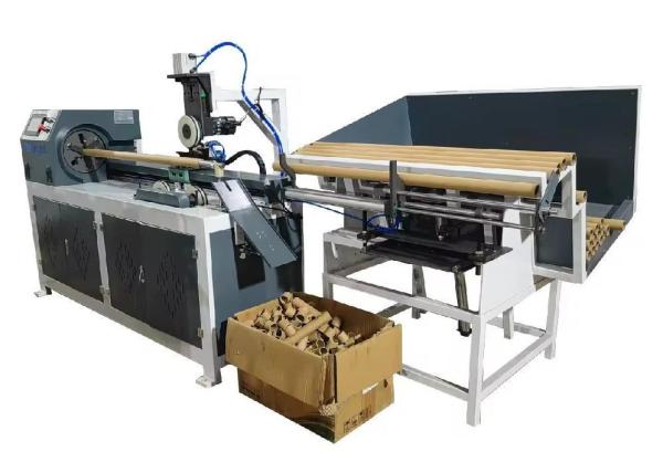 Buy Automatic Paper Core Cutting Machine Controlled  By Servo Motor,PLC And Touch Screen at wholesale prices