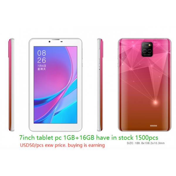 1024*600 DDR 1GB SSD 16GB Kids Tablet PC Android 5.0 CPU CortexTM A7