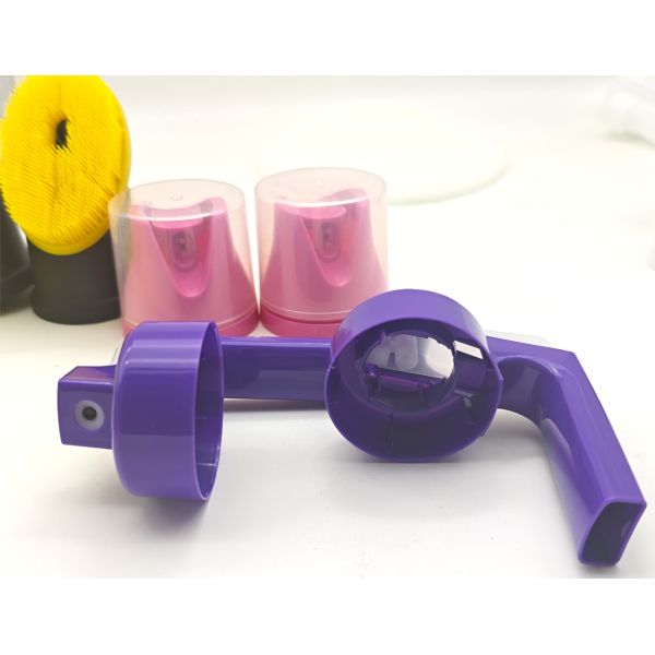 Multi Color Size Plastic Aerosol Can Cap Eco Friendly Customized
