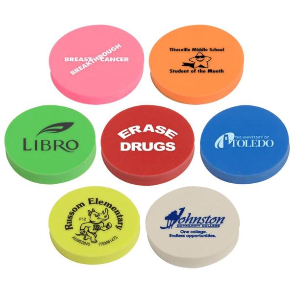 promotional eraser for advertising use, in customized shape