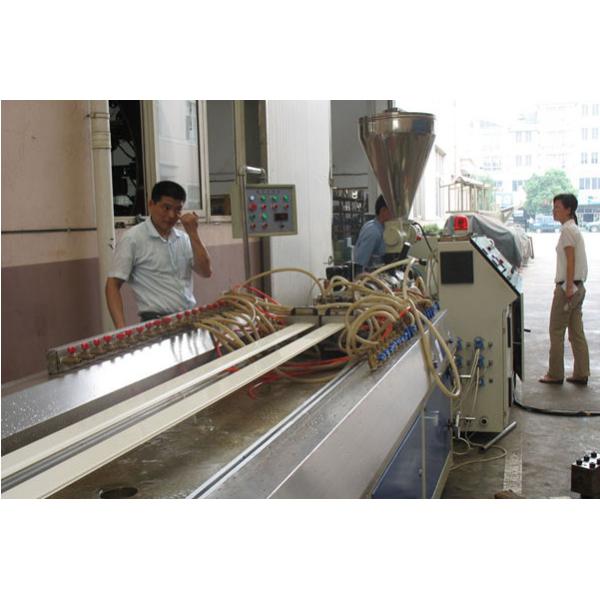 High output PVC Floor and door frame making machine , Double Screw