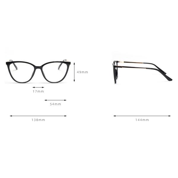 Simplicity Frame Optical Glasses TR90 Material Glasses 138MM Frame Width