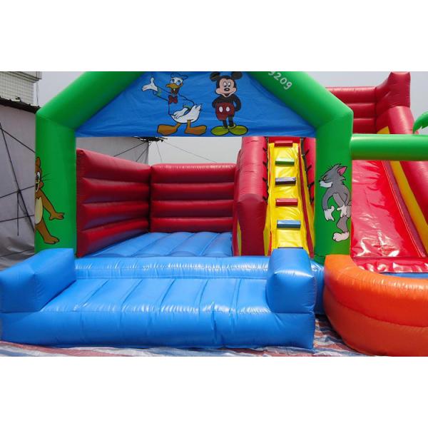 8m x 8m Custom Combi Bouncy Castle Inflatable Run Obstacle Course
