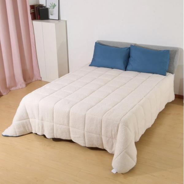 Ultimate Sherpa Throw Luxurious Plush Reversing to Microsherpa Throw Blanket Comforter