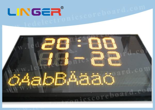 Buy Swedish Language Text Sign Led Electronic Scoreboard with Computer Software Controller at wholesale prices