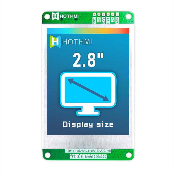 2.8 Inch UART Display Module , 240x320 Intelligent Display Modules