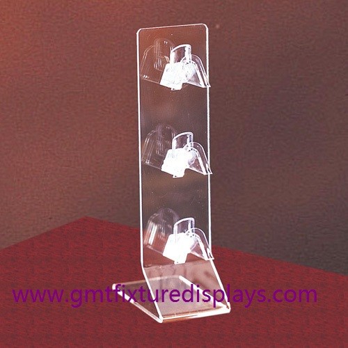 Clear Acrylic Eyeglasses Display Rack Plexiglass Sunglasses Counter Display