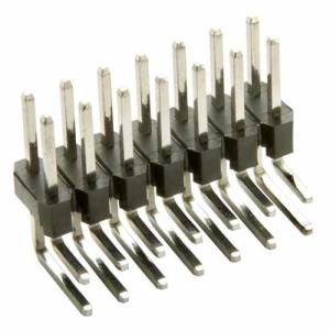 China 3.00mm Pin Header Connector H2.5 Dual Row Right Angle PA6T 2 To 40P Pin on sale