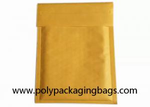 China Recyclable 6 Color Printing Yellow Kraft Bubble Mailer on sale