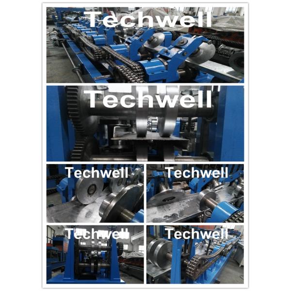 Quick Change C / Z Shaped Purlin Roll Forming Machine / Channel Roll Forming Machine
