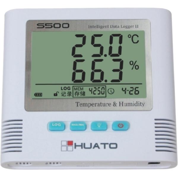 Customized High Temperature Humidity Data Logger Mac Compatible Plastic Material