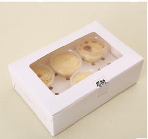 Quality Two packs cupcake box wholesale,Pure white cake box for sale