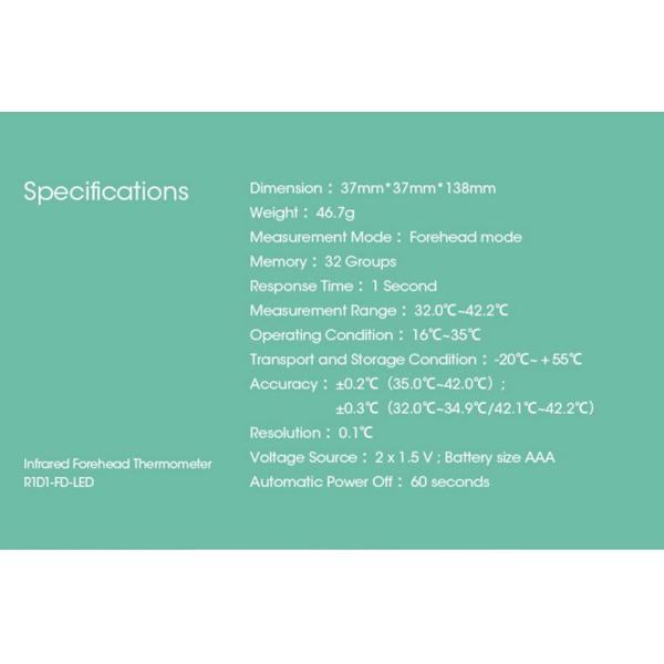 Electronic Non Contact Thermometer , High Precision Digital Infrared Temperature Gun