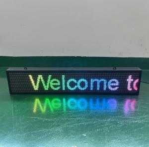 Quality ODM Programmable Rear Window LED Car Display Sign High Brightness for sale