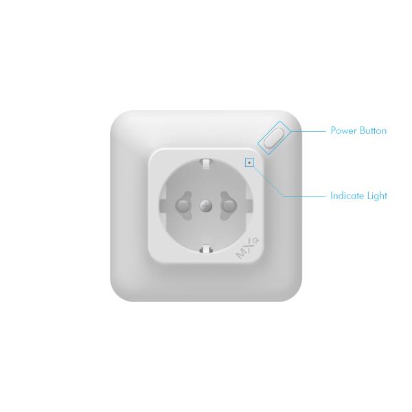 EU Standard DIY Smart Power Socket , Wireless Power Socket For Smart Home