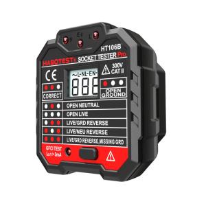 Quality 110/220V Power Socket Tester , Socket Outlet Checker With Voltage Measurement for sale