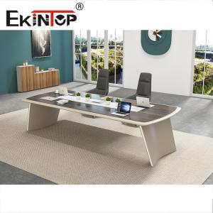 China Scrat Proof Office Conference Table Melamine Board Tabletop Modern Meeting Table on sale