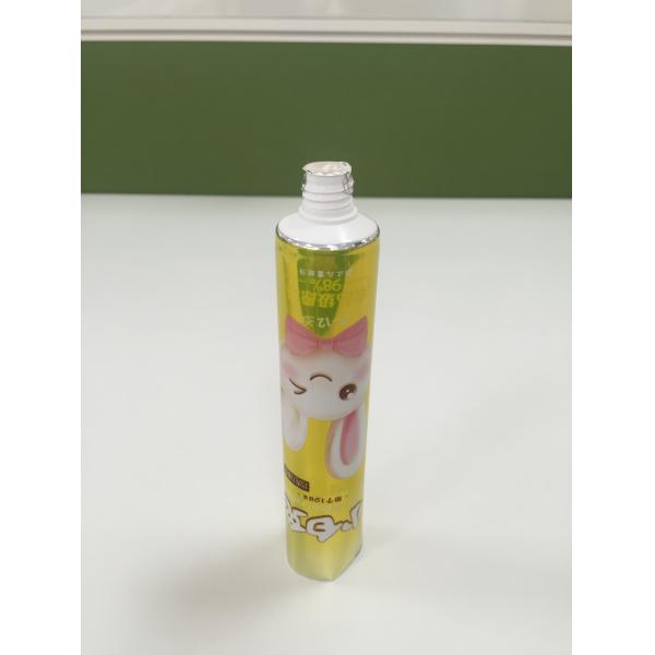 Round Shape Fez Cap Laminate Toothpaste Tube Moisture Proof With Offset Decoration