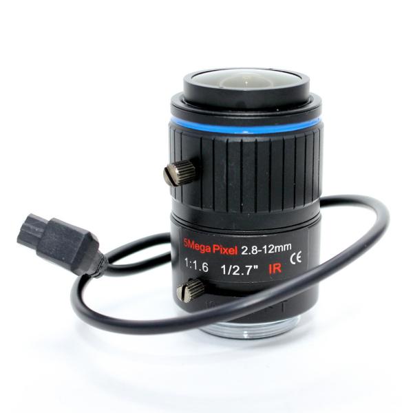 Buy CS Port 2.8-12mm HD Auto Iris Lenses 5MP F1.4 Automatic Aperture Face Recognition at wholesale prices