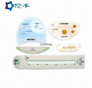 China Flat PC Graphic Panel Overlay 3M Push Button Custom Electrical Control Panels on sale