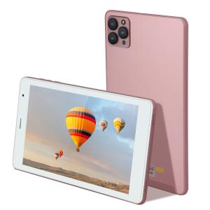 C idea Android 12 C Idea 8 Smart Tablet PC With Case 512GB ROM WiFi 1280x800 Resolution HD Touchscreen CM813-Pink
