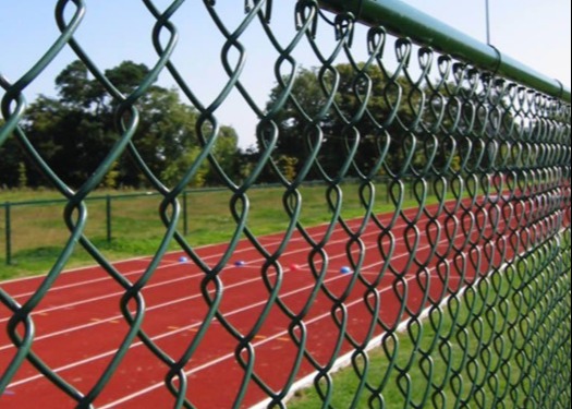 6 Foot Galvanized Chain Link Fence Pvc Coated Green Black Hot Dipped Diamond Hole