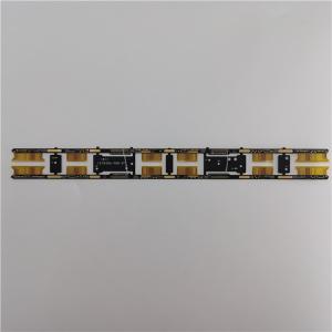 2 layer rigid flex pcb board with connector Sidekey for mobile phones WP27D-P010VA1