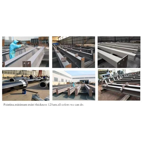 Custom Formability Steel Structure Fabrication High Temperature Tolerance Modular Building