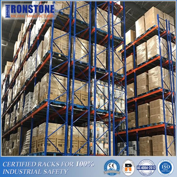 Buy Safe And Secure Double Deep Pallet Rack with High Volume Storage at wholesale prices