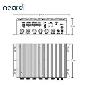 LPA3399Pro Linux Embedded PC Industrial Computer With RK3399pro Processor