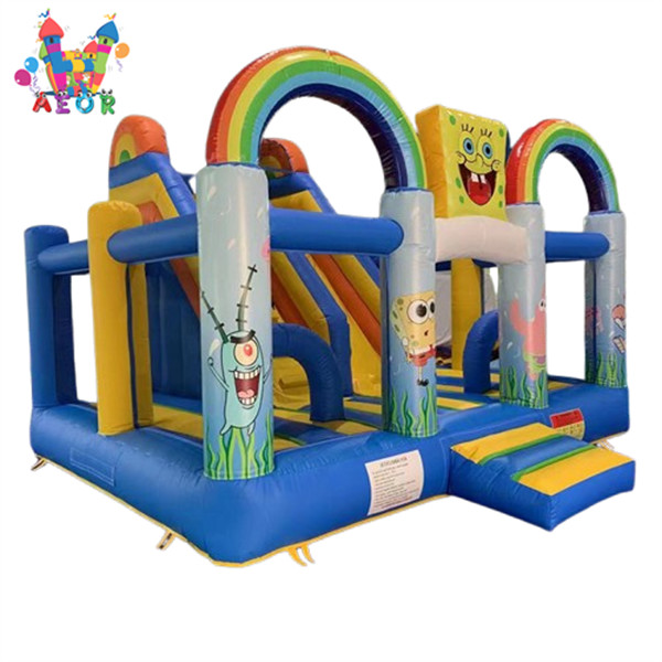 Inflatable Bounce Jumping Bouncer With Slide Inflatable Castle For Indoor Outdoor