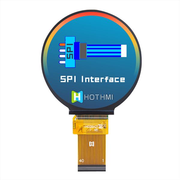 2.8 inch Round TFT LCD Display With ST7701S