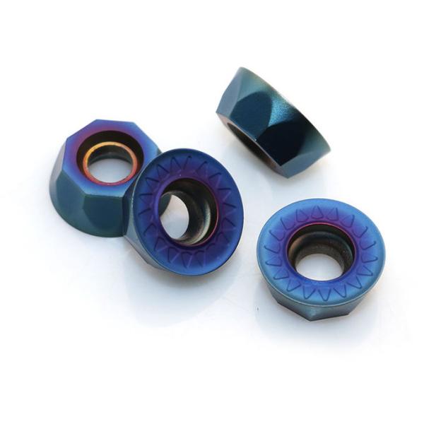 RPM1204MOE Round Solid Carbide Inserts Ring - Shaped For Die Sinking Cutters