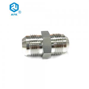 China 37 Degree Flared Stainless Steel Tube Fittings Head Code Hexagon Forged on sale