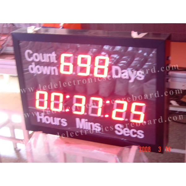 Outdoor Led Digital Clock Large Display With Wireless Remote Controller