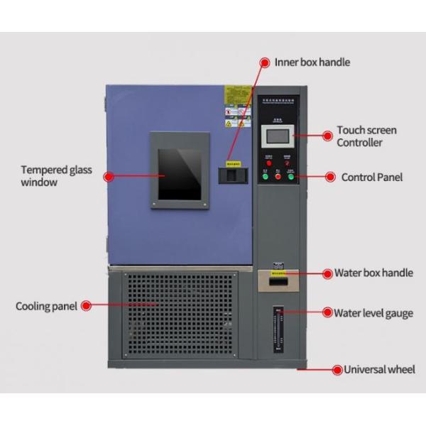 OEM Temperature And Humidity Test Box 220V 50Hz Power Dustproof