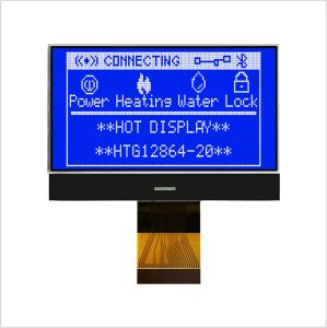 China MCU Graphical COG LCD Module 128X64 ST7565R FSTN Display HTG12864-20 on sale