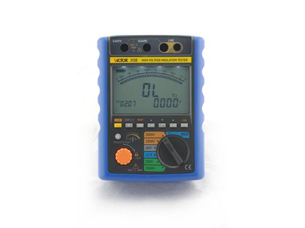 Buy IP40 Digital Insulation Tester Auto Ranging Built In Real Time Clock at wholesale prices