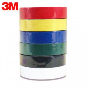 China 3M35 Green/White/Black/Yellow/Orange/Blue Vinyl Electrical Color Coding Tape on sale