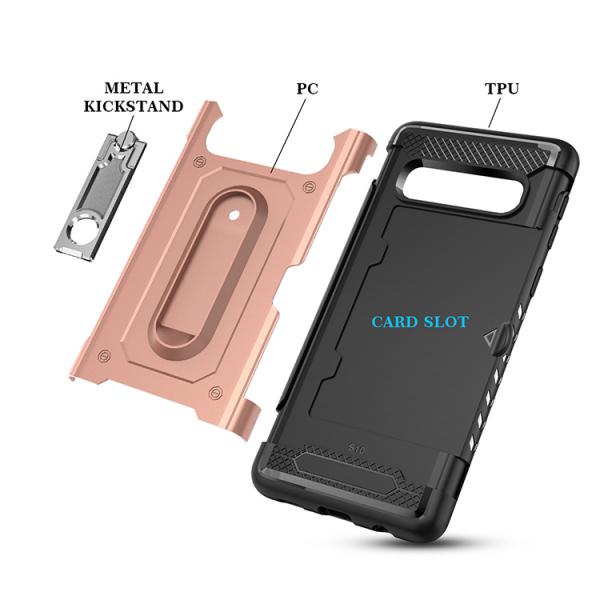 Crab Type Armour TPU + PC Phone Case With Game Handle / Cell Phone Cover For Iphone X / 8 Plus / 7Pl