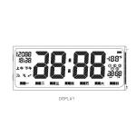 Custom Shaped LCD Screen STN LCD Display Module Blue Segment Dynamic Driving