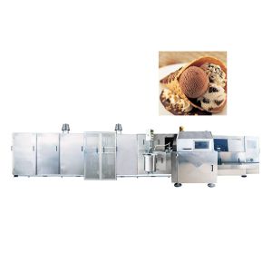 Beverage Factory Gas Heating Automatic Waffle Cone Making Machine