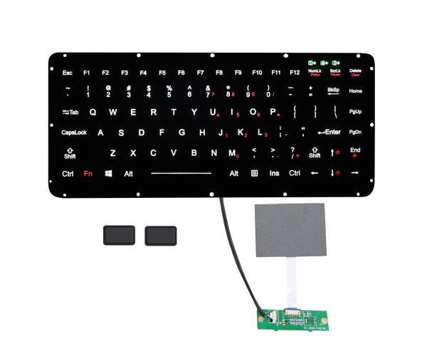 Buy Integrated Silicone Rubber Keyboard With Backlight 2 External Mouse Keys at wholesale prices