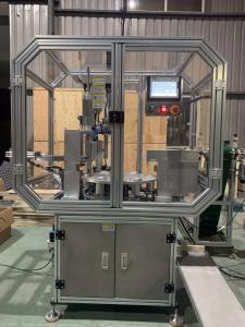 China PLC Control Custom Automated Machines Horizontal Glue Filling Machine on sale